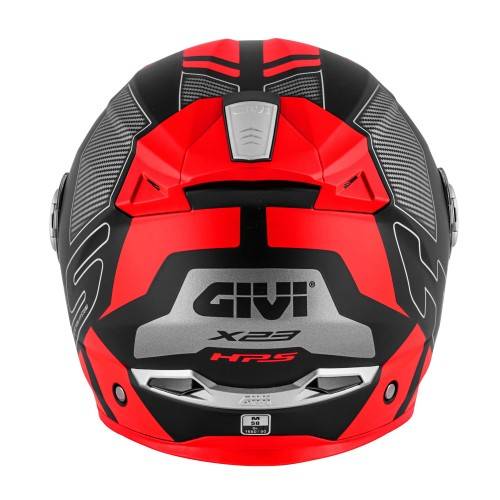CASCO MODULARE GIVI X.23 SYDNEY PROTECT NERO OPACO TITANIO ROSSO  | GIVI | HX23FPCBR