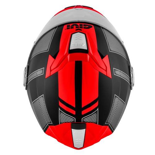 CASCO MODULARE GIVI X.23 SYDNEY PROTECT NERO OPACO TITANIO ROSSO  | GIVI | HX23FPCBR