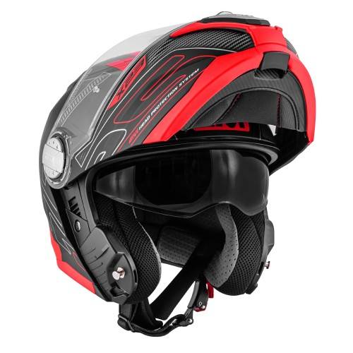 CASCO MODULARE GIVI X.23 SYDNEY PROTECT NERO OPACO TITANIO ROSSO  | GIVI | HX23FPCBR