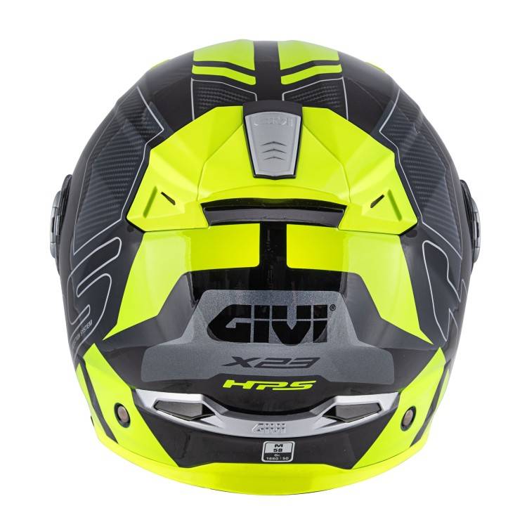 CASCO MODULARE GIVI X.23 SYDNEY PROTECT NERO TITANIO GIALLO | GIVI | HX23FPCBY