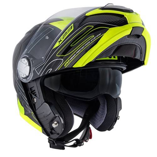 CASCO MODULARE GIVI X.23 SYDNEY PROTECT NERO TITANIO GIALLO | GIVI | HX23FPCBY