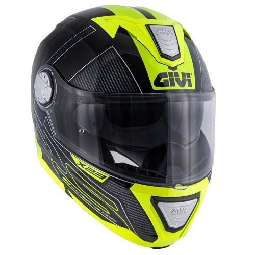 CASCO MODULARE GIVI X.23 SYDNEY PROTECT NERO TITANIO GIALLO | GIVI | HX23FPCBY