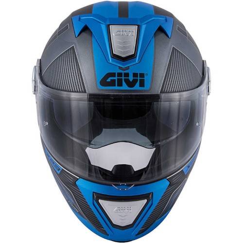 CASCO MODULARE GIVI X.23 SYDNEY PROTECT TITANIO OPACO NERO BLU | GIVI | HX23FPCTB