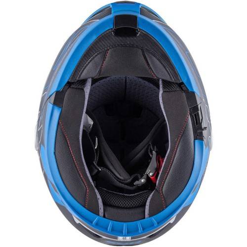 CASCO MODULARE GIVI X.23 SYDNEY PROTECT TITANIO OPACO NERO BLU | GIVI | HX23FPCTB