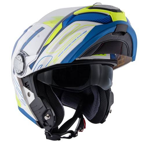 CASCO MODULARE GIVI X.23 SYDNEY PROTECT BIANCO BLU GIALLO | GIVI | HX23FPCWB