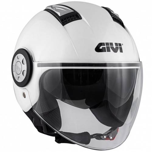CASCO JIT 11.1 AIR JET-R SOLID BIANCO LUCIDO  | GIVI | H111LB910