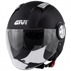 CASCO JIT 11.1 AIR JET-R SOLID NERO OPACO | GIVI | H111LN900