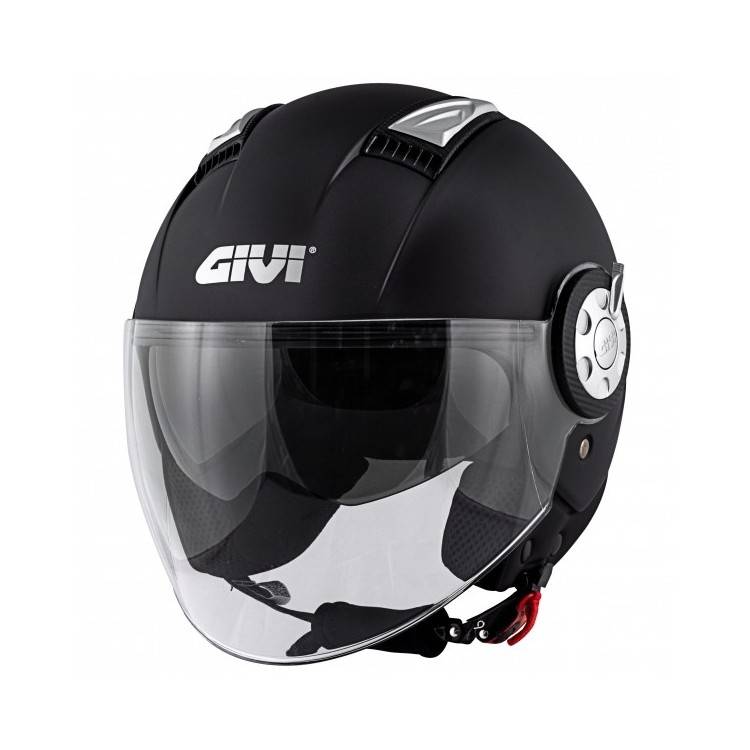 CASCO JIT 11.1 AIR JET-R SOLID NERO OPACO | GIVI | H111LN900