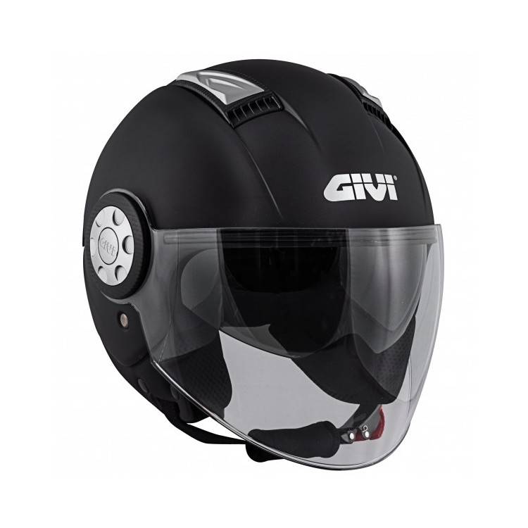 CASCO JIT 11.1 AIR JET-R SOLID NERO OPACO | GIVI | H111LN900