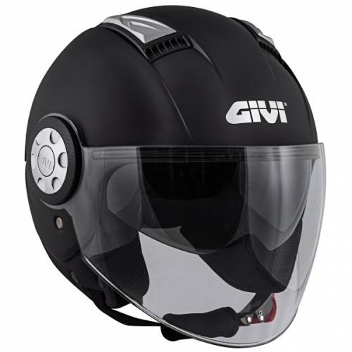 CASCO JIT 11.1 AIR JET-R SOLID NERO OPACO | GIVI | H111LN900