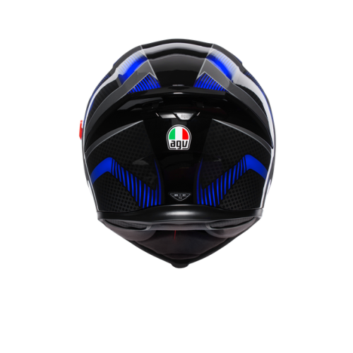 AGV K-5 S MULTI HURRICANE 2.0 BLACK/BLUE CASCO