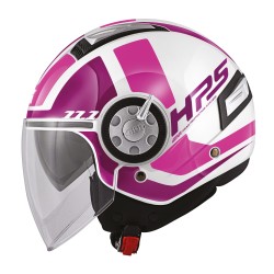 CASCO AIR JET-R 11.1 LADY BIANCO ROSA PORPORA | GIVI
