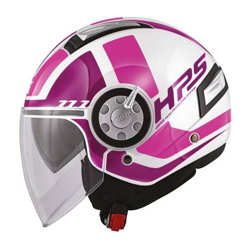 CASCO AIR JET-R 11.1 LADY BIANCO ROSA PORPORA | GIVI