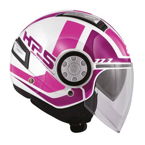 CASCO AIR JET-R 11.1 LADY BIANCO ROSA PORPORA | GIVI