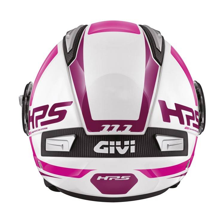 CASCO AIR JET-R 11.1 LADY BIANCO ROSA PORPORA | GIVI