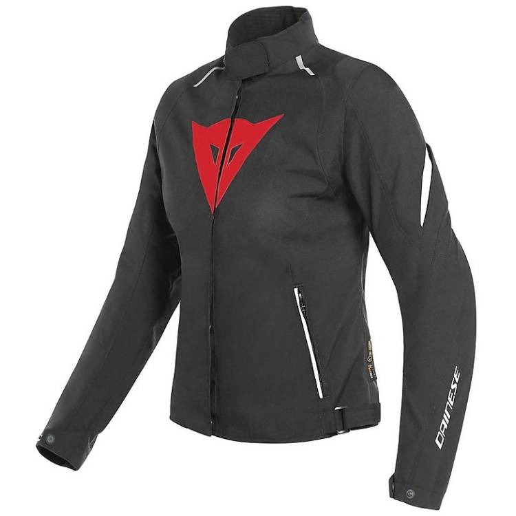 LAGUNA SECA 3 LADY D DRY GIACCA BLACK LAVA RED WHITE | DAINESE