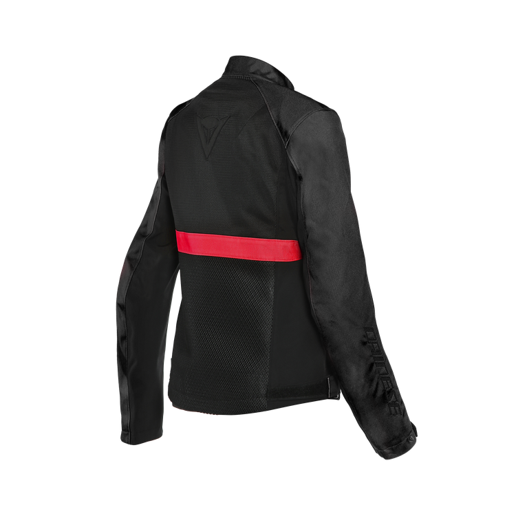 GIACCA TESSUTO RIBELLE AIR LADY BLACK LAVA RED | DAINESE