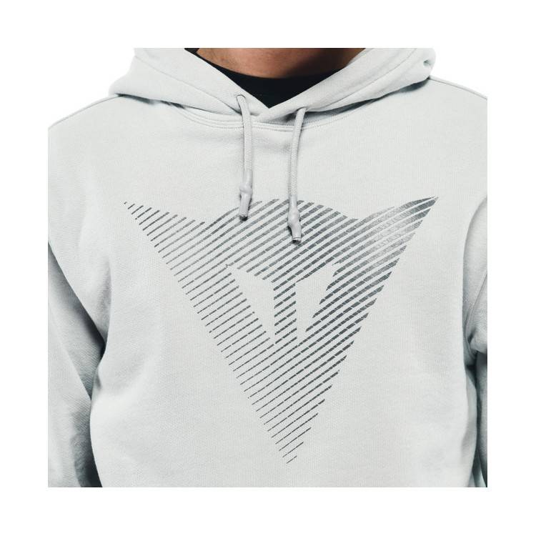 FELPA FADE GLACIER GRAY DARK GRAY RED | DAINESE