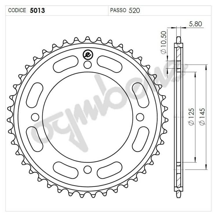 CORONA PROFESSIONALE YAMAHA 400 | OGNIBENE | MPN 365013R45