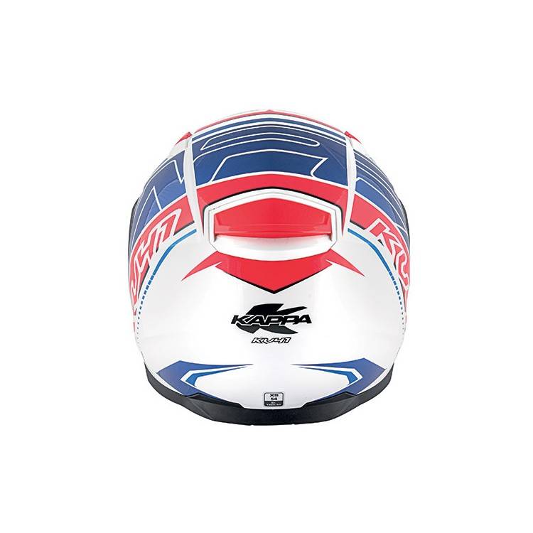 CASCO INTEGRALE KV41 DALLAS BIANCO LUCIDO ROSSO | KAPPA