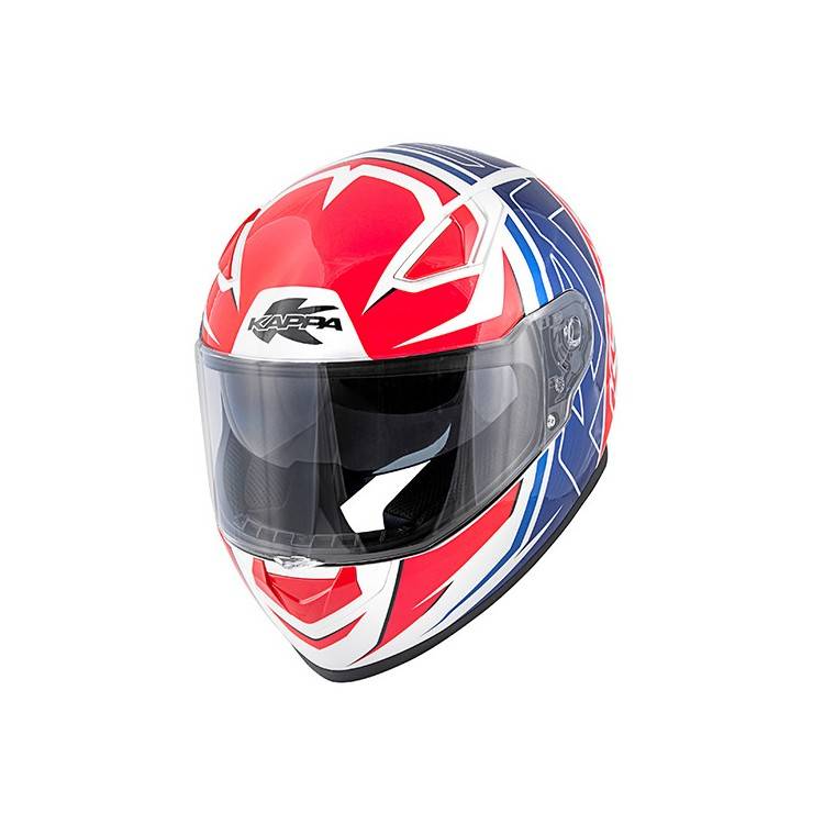 CASCO INTEGRALE KV41 DALLAS BIANCO LUCIDO ROSSO | KAPPA
