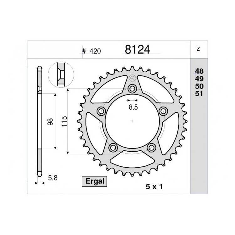 CORONA PROFESSIONALE ERGAL K T M SX 65 | OGNIBENE | MPN 368124348