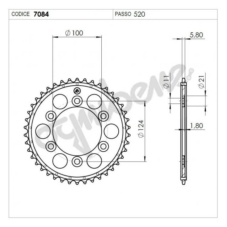 CORONA PROFESSIONALE DUCATI | OGNIBENE | MPN 367084R46