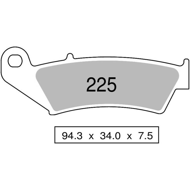 COPPIA PASTIGLIE FRENO NISSIN ST | OGNIBENE | MPN 442P22503