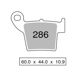 COPPIA PASTIGLIE FRENO NISSIN ST | OGNIBENE | MPN 442P28603