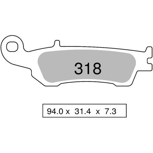 COPPIA PASTIGLIE FRENO NISSIN ST | OGNIBENE | MPN 442P31803