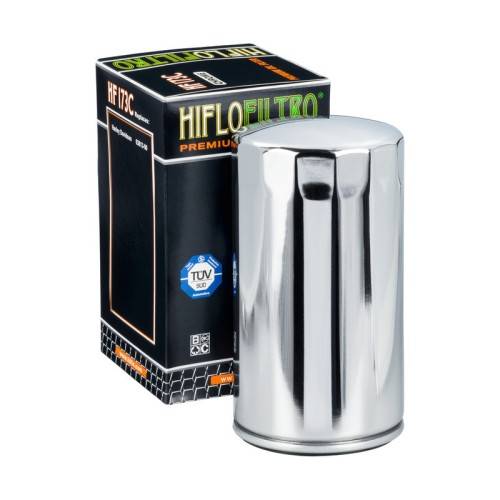 E1717301 HF173C FILTRO OLIO HARLEY DYNA 96 - 98 CROMATO HF173C | HIFLO FILTRO |