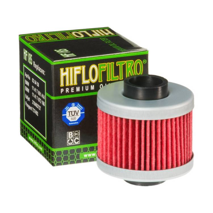 E1718500 HF185 FILTRO OLIO LEONARDO 125,SCARA BEO 200 +PREMIUM SCOOTER+ | HIFLO FILTRO |