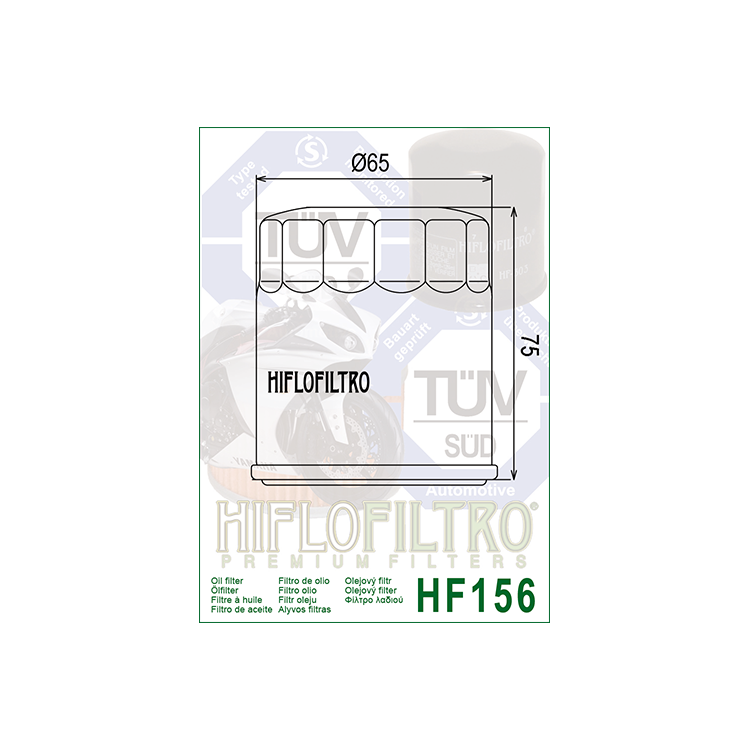 E1715600 HF156 FILTRO OLIO KTM DUKE 640 - LC4 HF156 | HIFLO FILTRO |