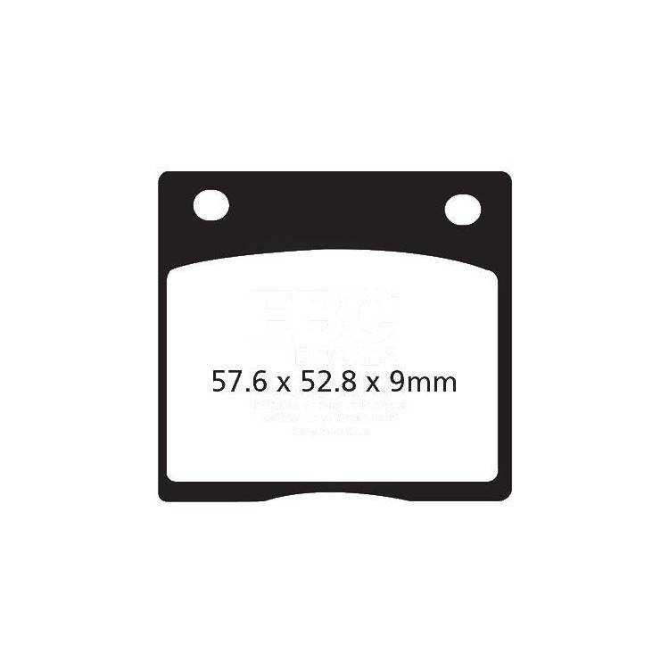 PASTIGLIE FRENO  MESCOLA ORGANICA MOTO CODICE R1203600 | EBC BRAKES | MPN: FA036