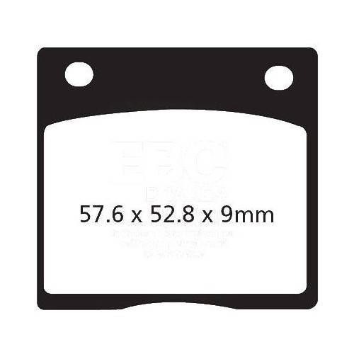 PASTIGLIE FRENO  MESCOLA ORGANICA MOTO CODICE R1203600 | EBC BRAKES | MPN: FA036