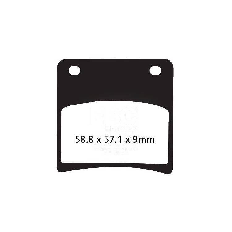 PASTIGLIE FRENO  MESCOLA ORGANICA MOTO CODICE R1214600 | EBC BRAKES | MPN: FA146