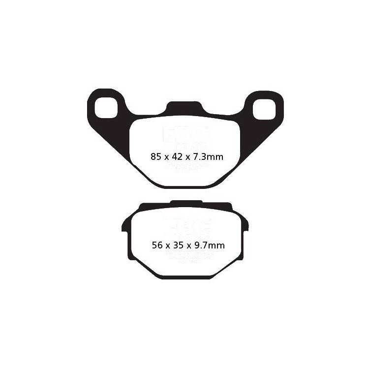 PASTIGLIE FRENO  MESCOLA ORGANICA MOTO CODICE R1217300 | EBC BRAKES | MPN: FA173