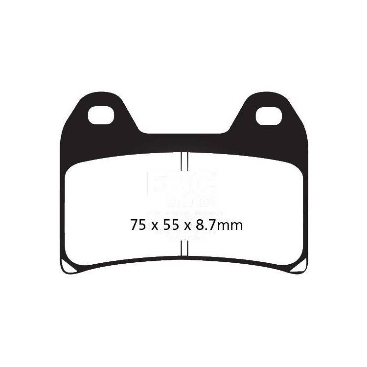 PASTIGLIE FRENO  MESCOLA SINTERIZZATA MOTO CODICE R1824400 | EBC BRAKES | MPN: FA244HH
