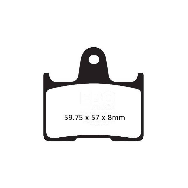 PASTIGLIE FRENO  MESCOLA SINTERIZZATA MOTO CODICE R1825400 | EBC BRAKES | MPN: FA254HH