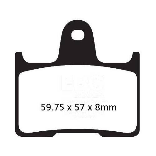 PASTIGLIE FRENO  MESCOLA SINTERIZZATA MOTO CODICE R1825400 | EBC BRAKES | MPN: FA254HH