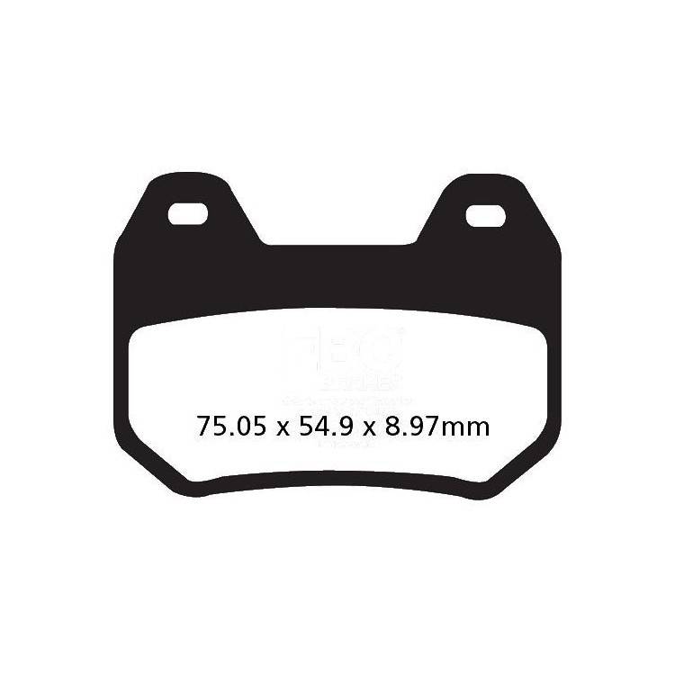 PASTIGLIE FRENO  MESCOLA ORGANICA MOTO CODICE R1230400 | EBC BRAKES | MPN: FA304