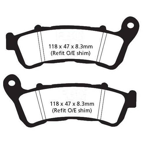 PASTIGLIE FRENO  MESCOLA SINTERIZZATA MOTO CODICE R1838800 | EBC BRAKES | MPN: FA388