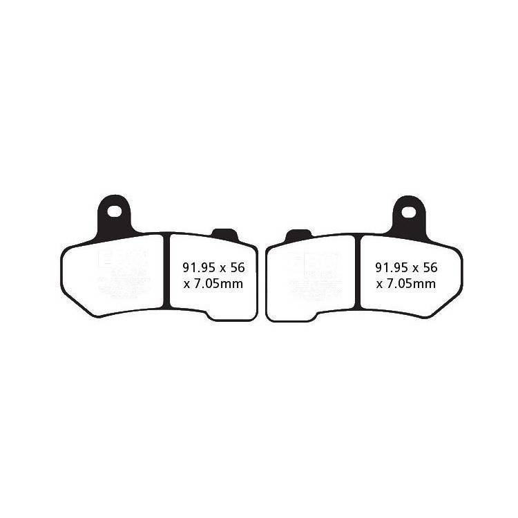 PASTIGLIE FRENO MESCOLA SEMI SINTERIZZATAIZZATA MOTO CODICE R1340900 | EBC BRAKES | MPN: FA409