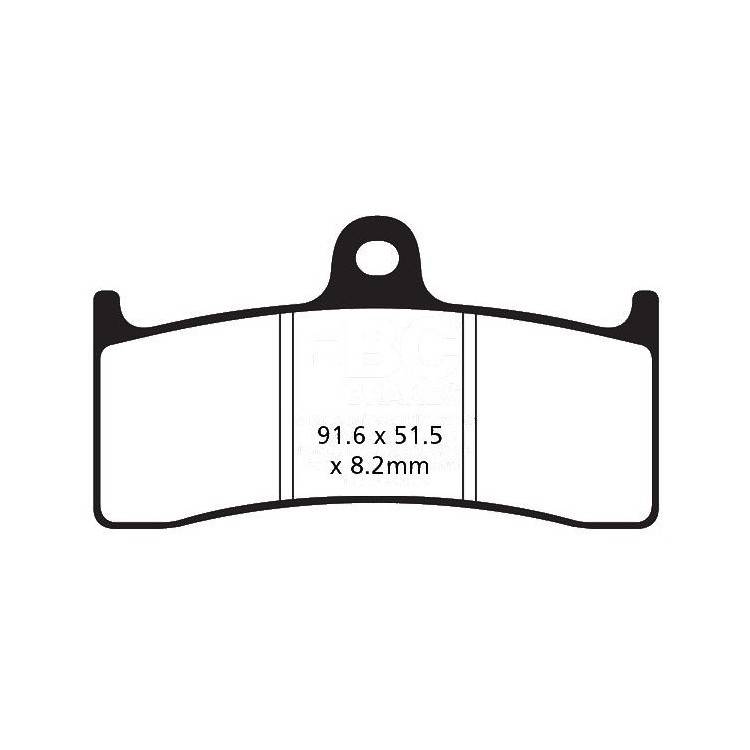 PASTIGLIE FRENO  MESCOLA SINTERIZZATA MOTO CODICE R1842400 | EBC BRAKES | MPN: FA424HH