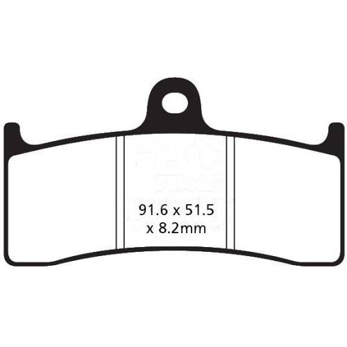 PASTIGLIE FRENO  MESCOLA SINTERIZZATA MOTO CODICE R1842400 | EBC BRAKES | MPN: FA424HH