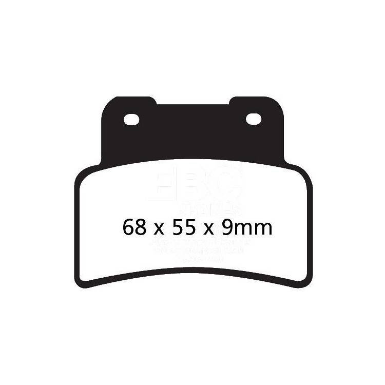 PASTIGLIE FRENO  MESCOLA ORGANICA MOTO CODICE R1243200 | EBC BRAKES | MPN: FA432