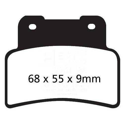PASTIGLIE FRENO  MESCOLA ORGANICA MOTO CODICE R1243200 | EBC BRAKES | MPN: FA432
