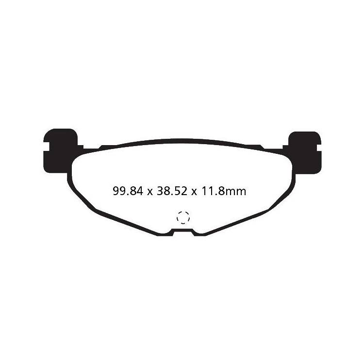 PASTIGLIE FRENO  MESCOLA CARBON SCOOTER CODICE R2340800 | EBC BRAKES | MPN: SFAC408