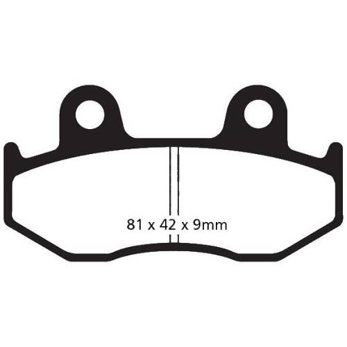 PASTIGLIE FRENO  MESCOLA CARBON SCOOTER CODICE R2332300 | EBC BRAKES | MPN: SFAC323