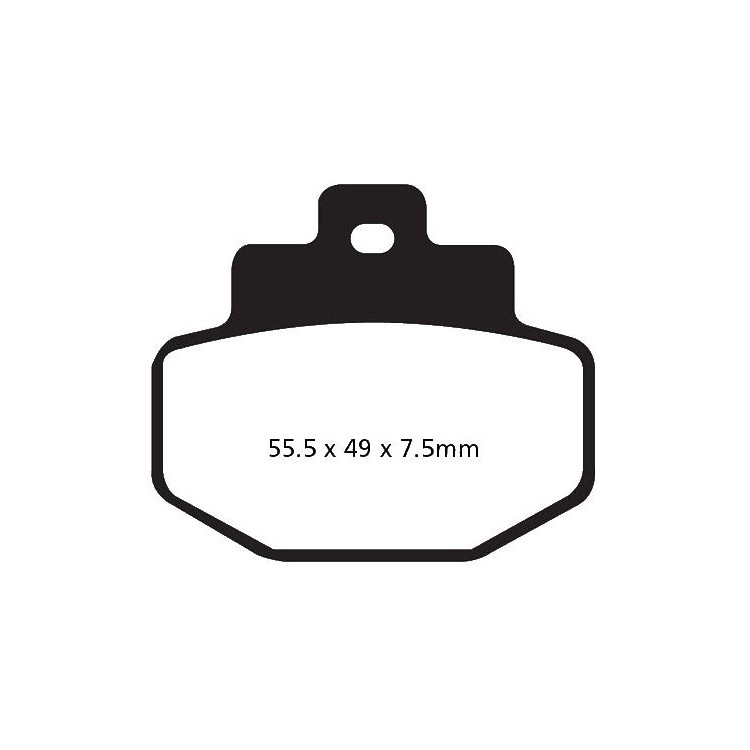 PASTIGLIE FRENO  MESCOLA CARBON SCOOTER CODICE R2332100 | EBC BRAKES | MPN: SFAC321